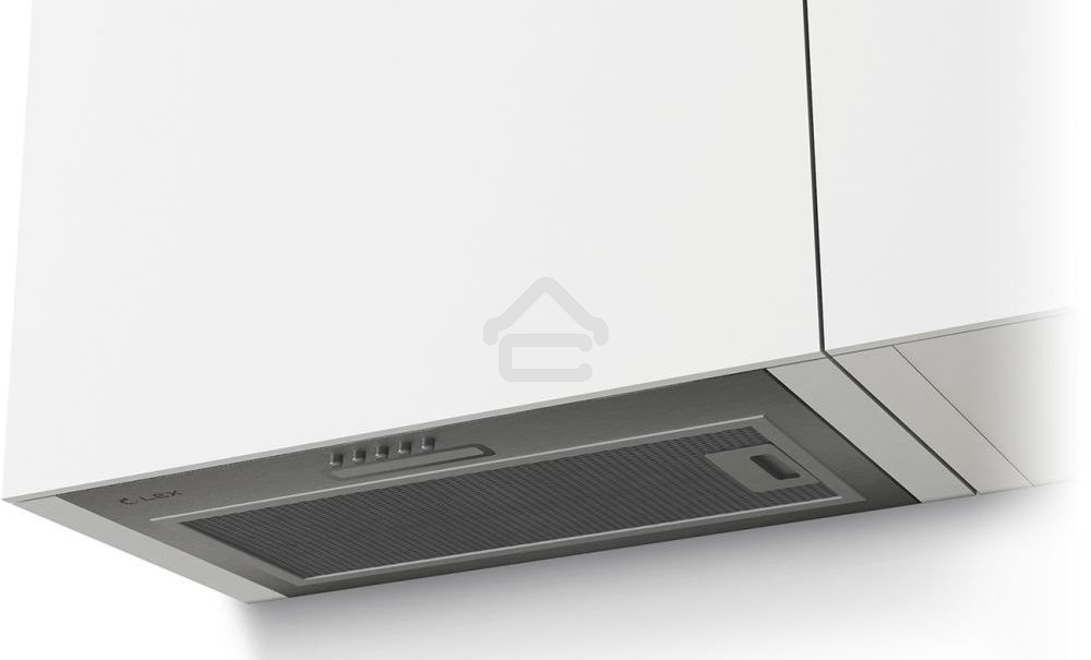 Вытяжка встраиваемая LEX GS BLOC LIGHT 600 нержавеющая сталь, 53 см, 500 куб. м/ч, 44 дБ