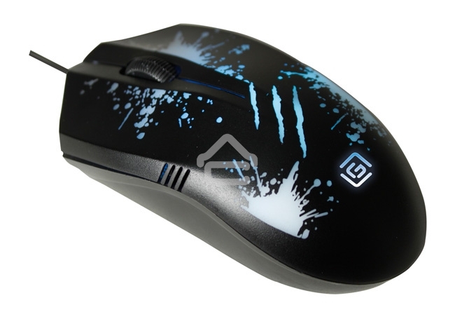 Мышь проводная Oklick 399M STIGMA черный, 1200 dpi, USB, кнопки - 3