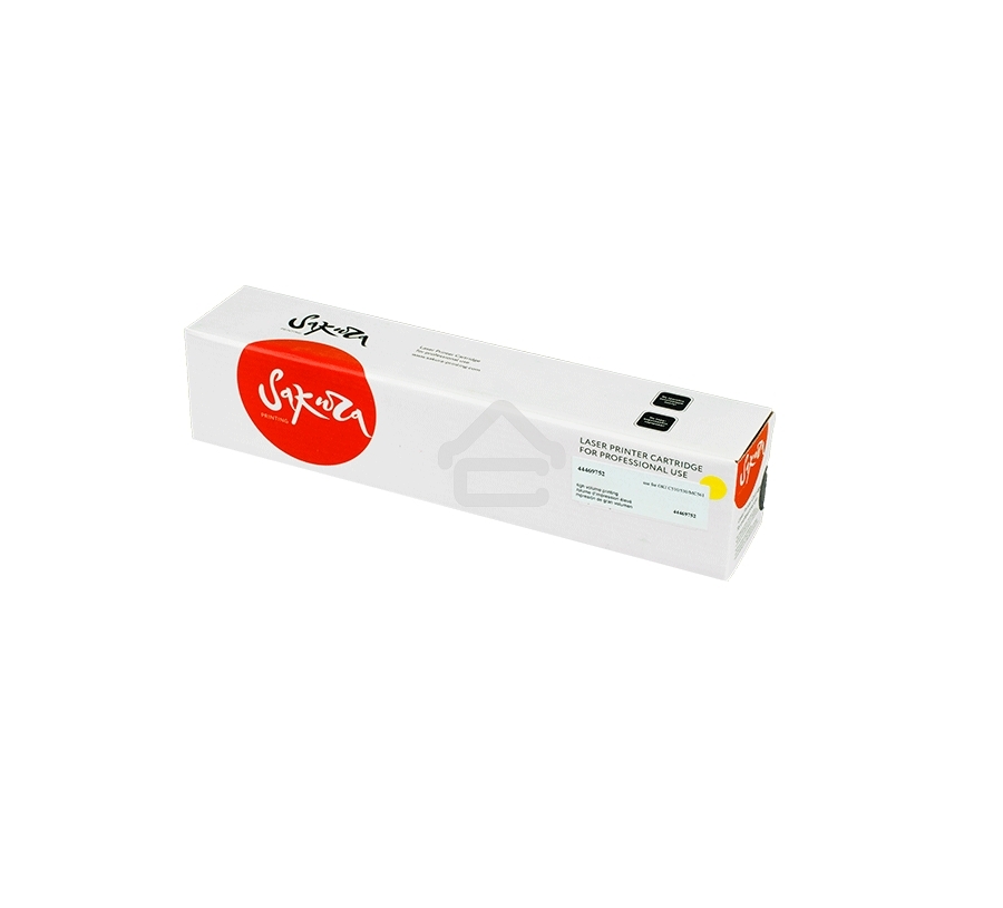 Картридж Sakura 44469752 для OKI C510/530/MC561, желтый, 5000 к.