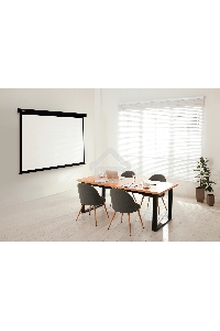 Экран Cactus 183x244см Wallscreen CS-PSW-183X244-BK 4:3 настенно-потолочный рулонный черный