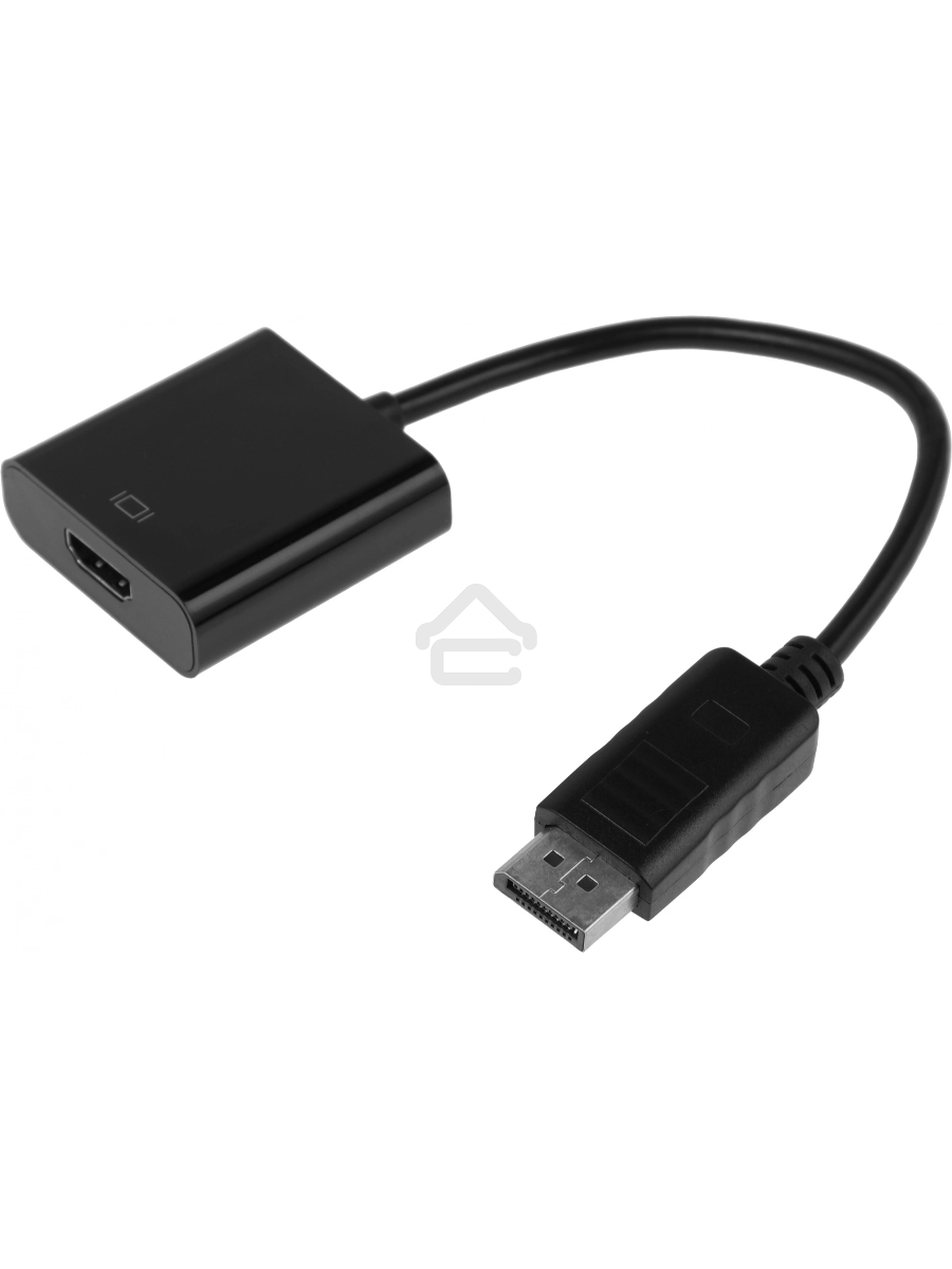 Кабель-переходник аудио-видео Premier H105 DisplayPort (m)/HDMI (f) 0.15м. черный (A3378)