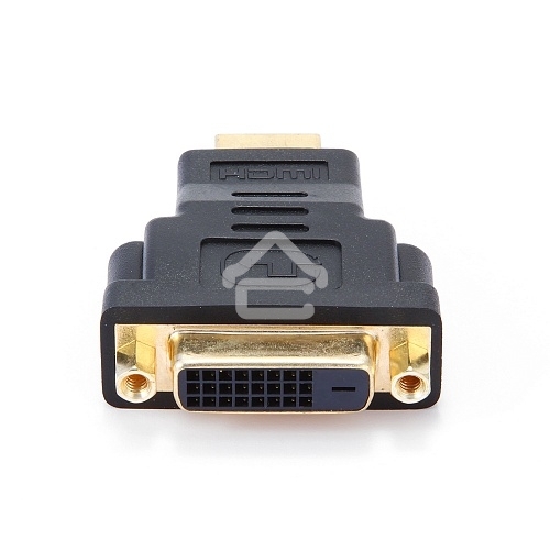 Переходник Gembird Переходник HDMI-DVI 19M/25F, золотые разъемы, пакет(A-HDMI-DVI-3)