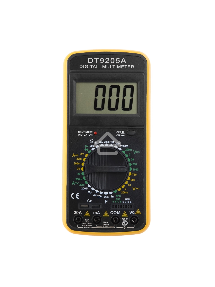 Инструменты Ресанта DT 9205A Мультиметр 61/10/506 { 3,5 разр ж/к дисплей, 32 режимов }