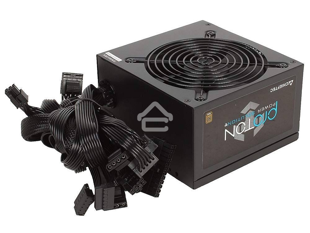 Блок питания Chieftec Proton BDF-650C, 650Вт, 80 PLUS Bronze, 140мм, модульный, черный