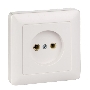Розетка WESSEN RS10-132-B  ХИТ белый 1-я б/з 10А скрытый монтаж