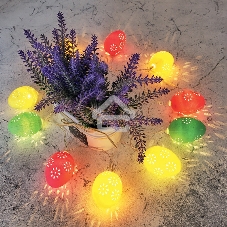 Каскад Lamper Эклектика 4 м LED с выносной солнечной панелью 2 м и аккумулятором, теплое белое свечение