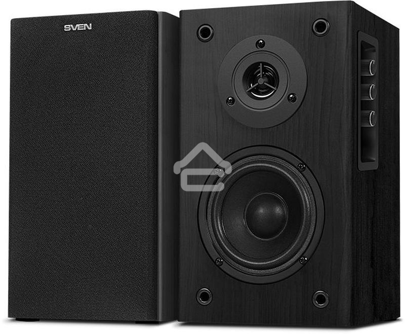 Колонки Sven SPS-614 2.0 (2x20W, Bluetooth, дерево, black)