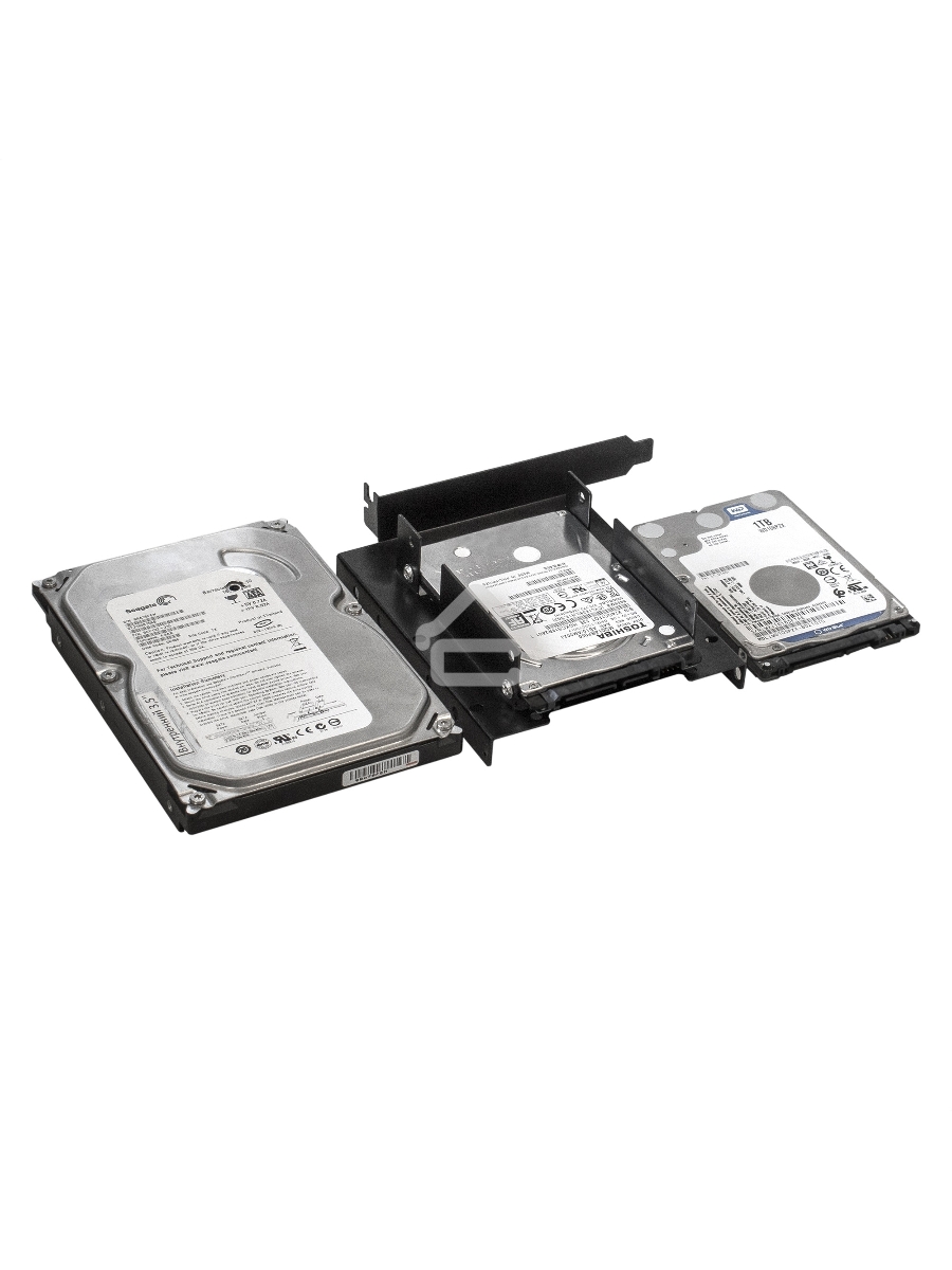 Салазки (переходник) ExeGate EX292548RUS HD-22O13TBM металлические для установки 2xHDD/SSD 2.5