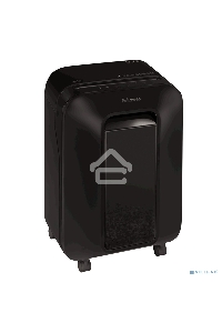Шредер Fellowes PowerShred LX200 черный (секр.P-4)/перекрестный/12лист./22лтр./скрепки/скобы/пл.карты