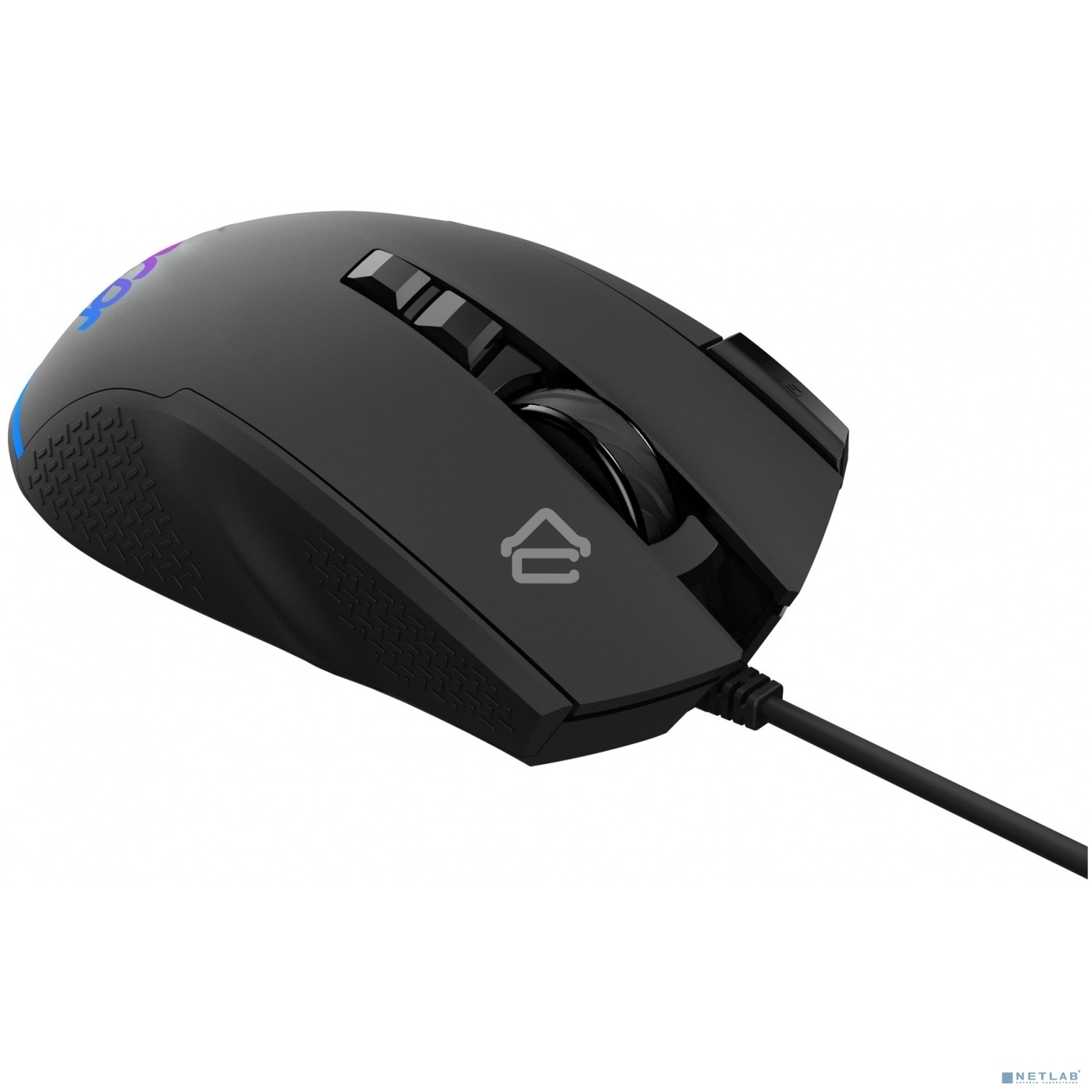 Мышь проводная Acer OMW180 черный, 6400 dpi, USB, кнопки - 9