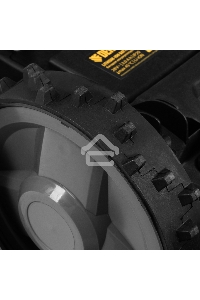 Робот-газонокосилка Grass Master 1000, ультразвуковой датчик, 3 Ач, LCD дисплей, Wi-Fi  Denzel
