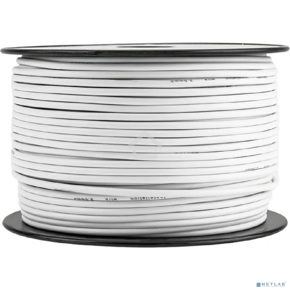 Провод ПГВА Rexant 1х2.50 мм², белый, бухта 100 м