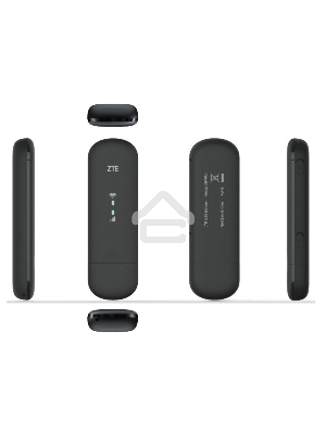 Модем 2G/3G/4G ZTE MF79RU USB Wi-Fi Firewall +Router внешний черный