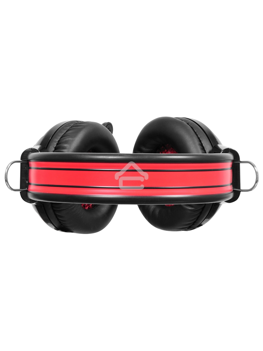 Наушники Oklick HS-G300 черный/красный {2.5м мониторы оголовье (AH-V1)}