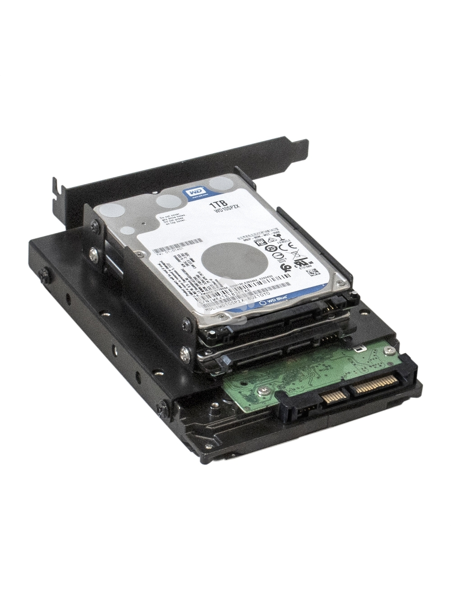 Салазки (переходник) ExeGate EX292548RUS HD-22O13TBM металлические для установки 2xHDD/SSD 2.5