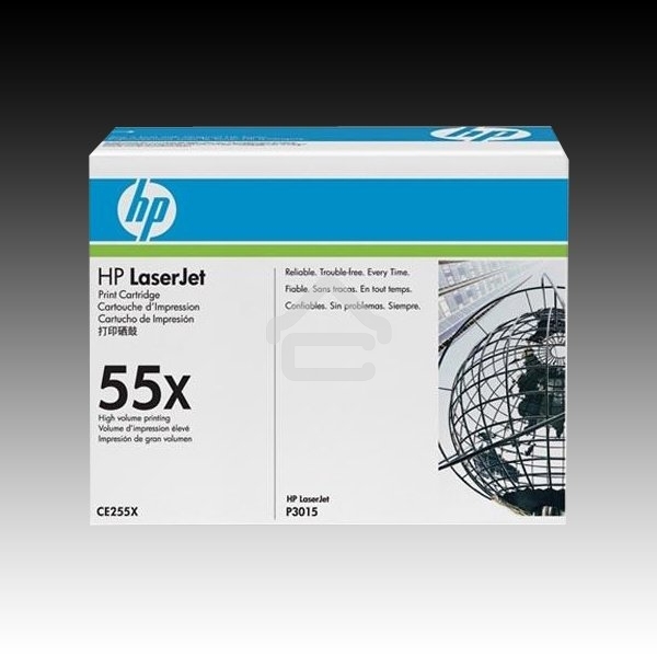 Картридж лазерный HP CE255X черный для LaserJet P3015/P3015d/P3015dn/P3015x 12500 стр.