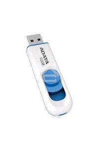 Флеш диск AData 16Gb C008 AC008-16G-RWE USB2.0 белый