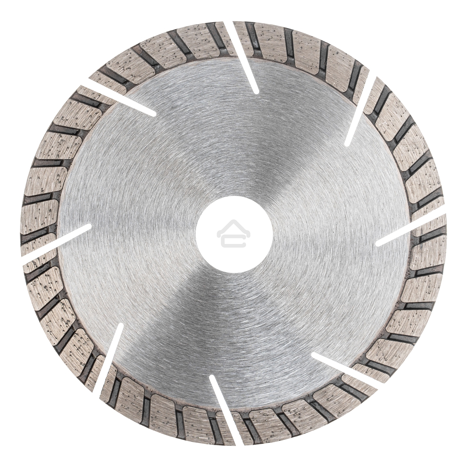 Диск алмазный Gross ф125х22,2 мм, турбо-сегментный, сухое резание