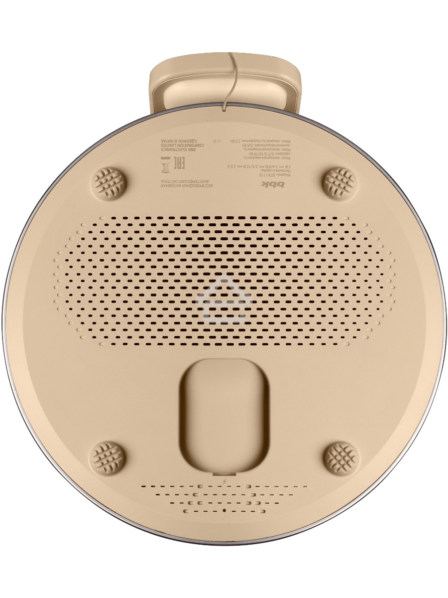 Портативная колонка BBK BTA1110 золотистый 10W 2.0 BT 10м 1800mAh