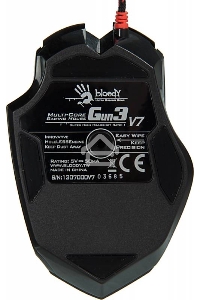 Мышь проводная A4Tech Bloody V7 черный, 3200 dpi, USB Type-A, кнопки - 8