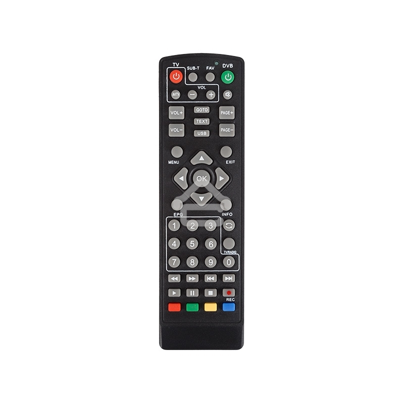 Пульт универсальный Rexant для DVB-T2 с функцией управления телевизором (RX-DVB-014)