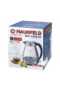 Чайник Maunfeld MFK-634G.SP стекло прозрачное