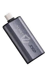 Твердотельный диск A-DATA External SC750 серый SC750-500G-CCBK 500GB USB 3.2 Gen 2 Type-C, [R/W -1050/1000 MB/s]