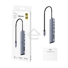 Адаптер CUDY 7-IN-1 USB C Hub with 4K HDMI