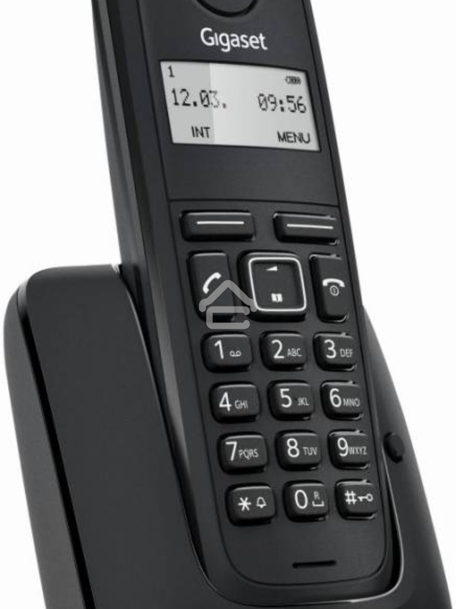 Радиотелефон Dect Gigaset A116 черный АОН
