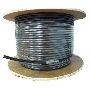 Кабель сетевой UTP 4 пары cat5E solid 0.50мм CCA 305м черный outdoor