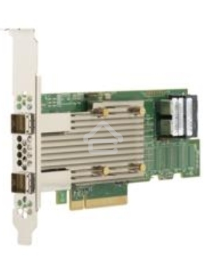 Контроллер LSI SAS 9400-8i8e SGL (05-50031-02), PCIe 3.1 x8 LP, Tri-Mode SAS/SATA/NVMe 12G HBA, 16port(2*int SFF8643+2*ext SFF8644), 3516 IOC