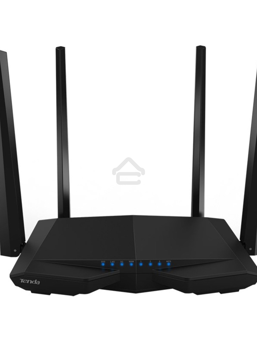 Маршрутизатор Tenda AC6 AC1200 Двухдиапазонный, Wi-Fi маршрутизатор, 4*5 дБи внешние антенны