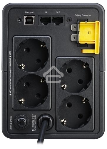 Источник бесперебойного питания APC Back-UPS BX950MI-GR 520Вт 950ВА черный
