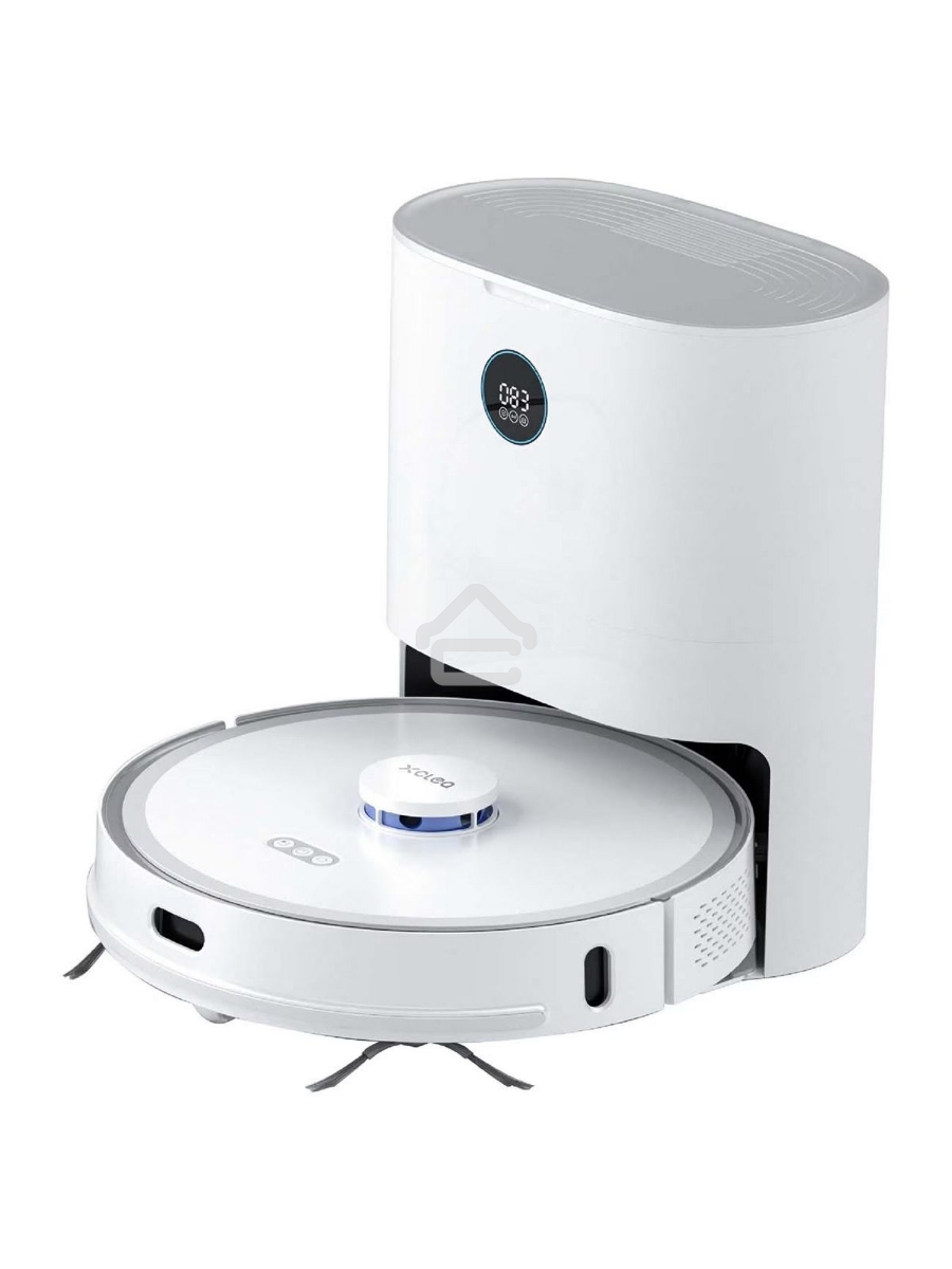 Робот-пылесос Roidmi Smart Robot Vacuum and Mop Cleaner H30Plus белый, 52 Вт, 5200 мАч, уборка сухая/влажная, пылесборник контейнер 0.25 л