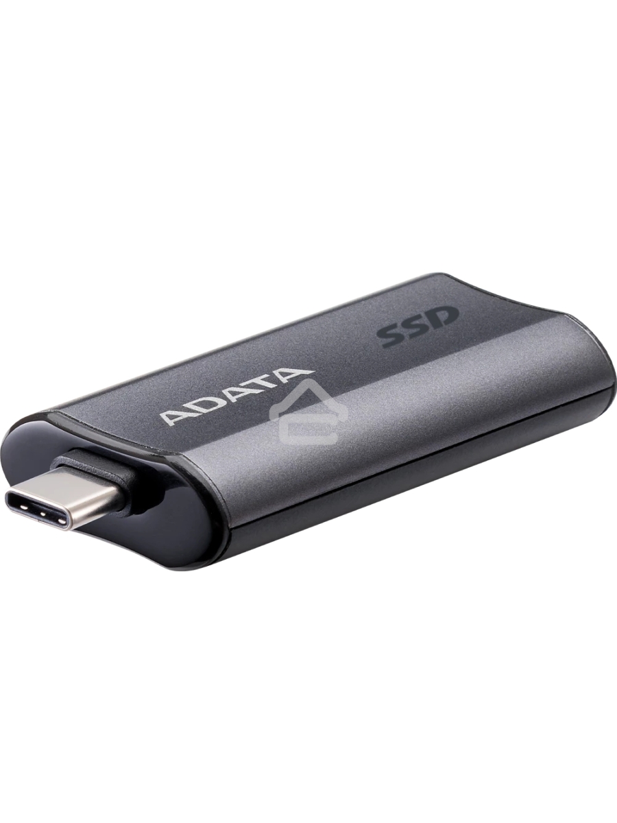 Твердотельный диск A-DATA External SC750 серый SC750-500G-CCBK 500GB USB 3.2 Gen 2 Type-C, [R/W -1050/1000 MB/s]