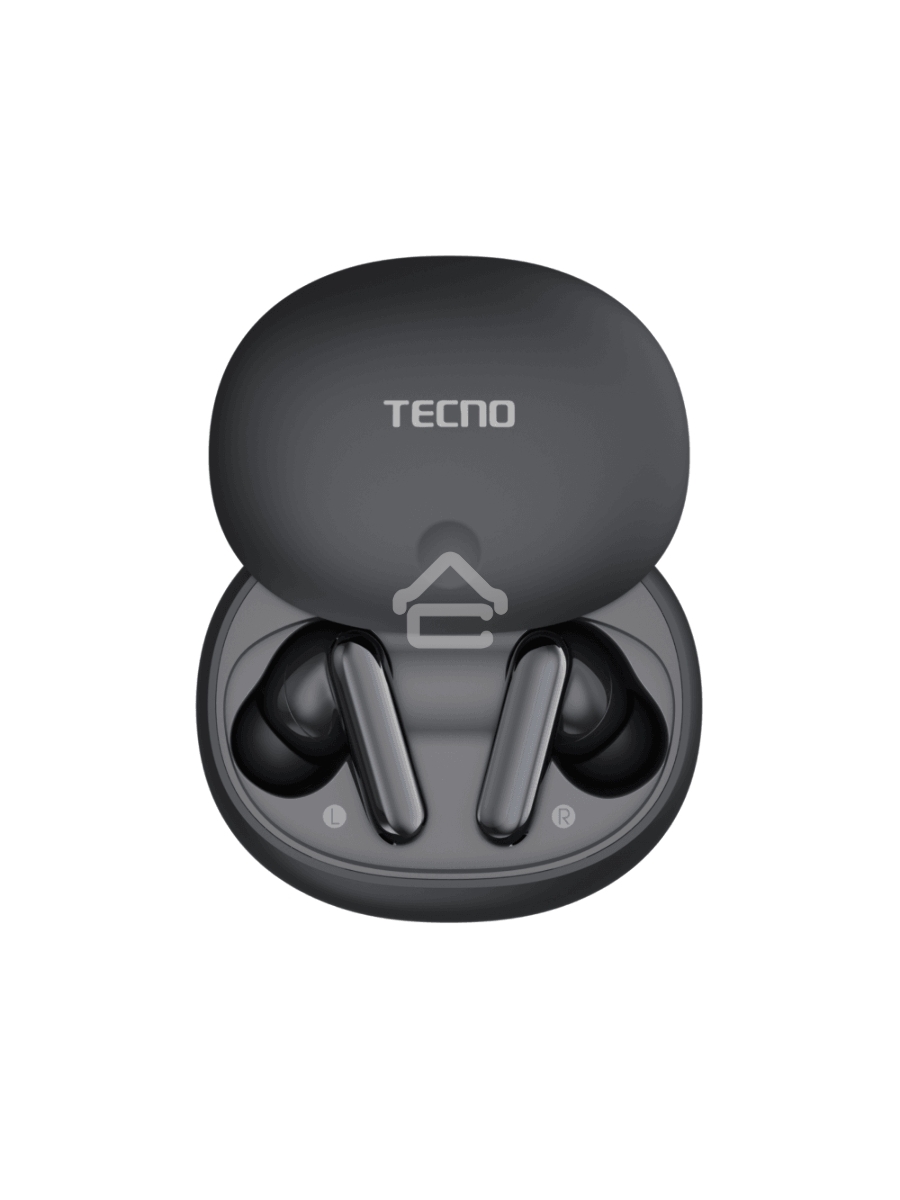 Наушники беспроводные TECNO True 1 TU01 Air Elegant черный