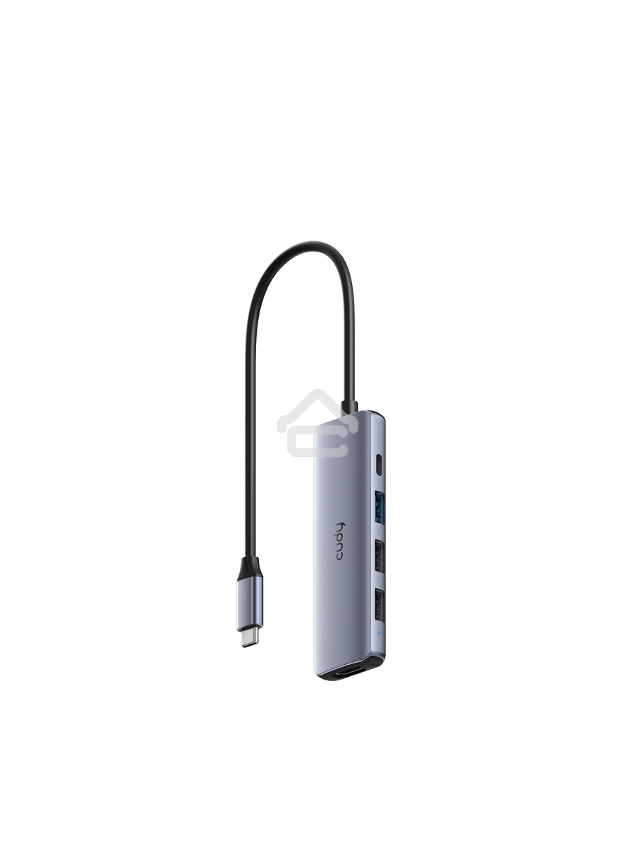 Адаптер 5-IN-1 USB-C Hub with 4K HDMI