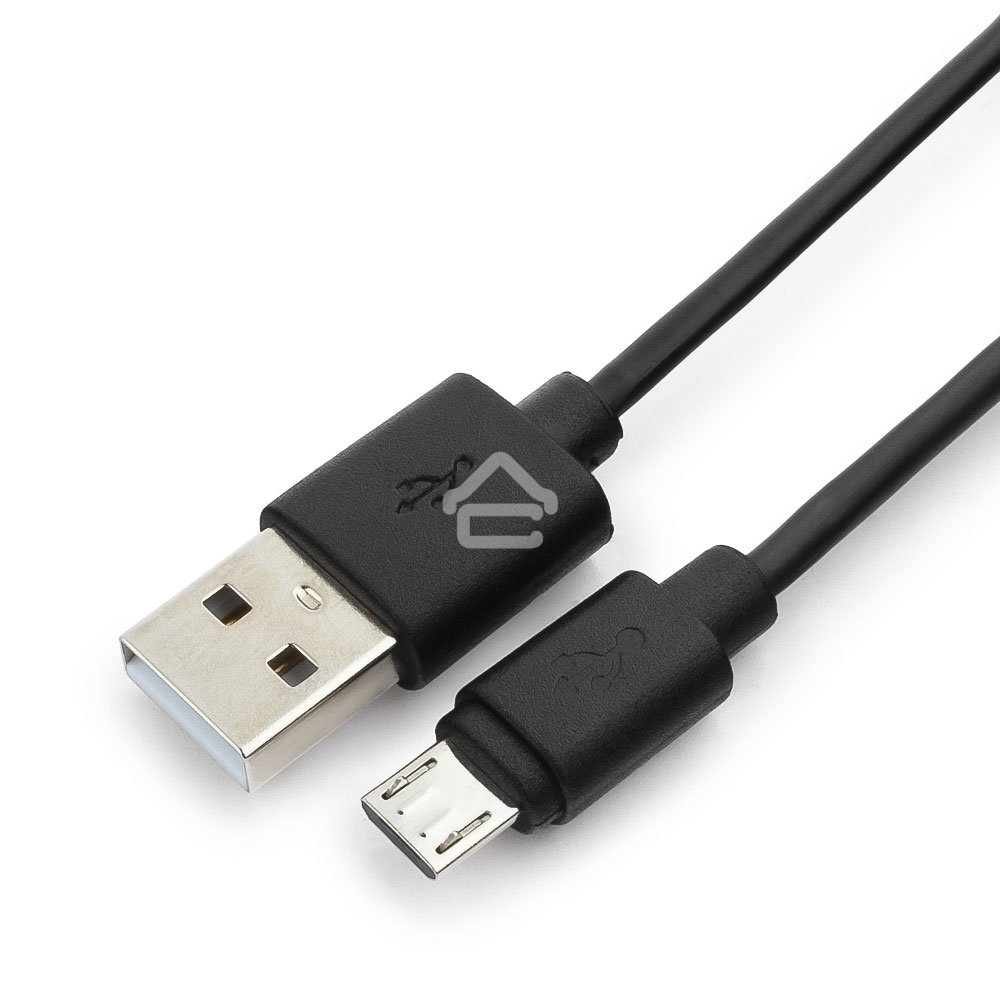 Кабель USB 2.0 Pro Гарнизон GCC-mUSB2-AMBM-1.8M, AM/microBM 5P, 1.8м, черный, пакет