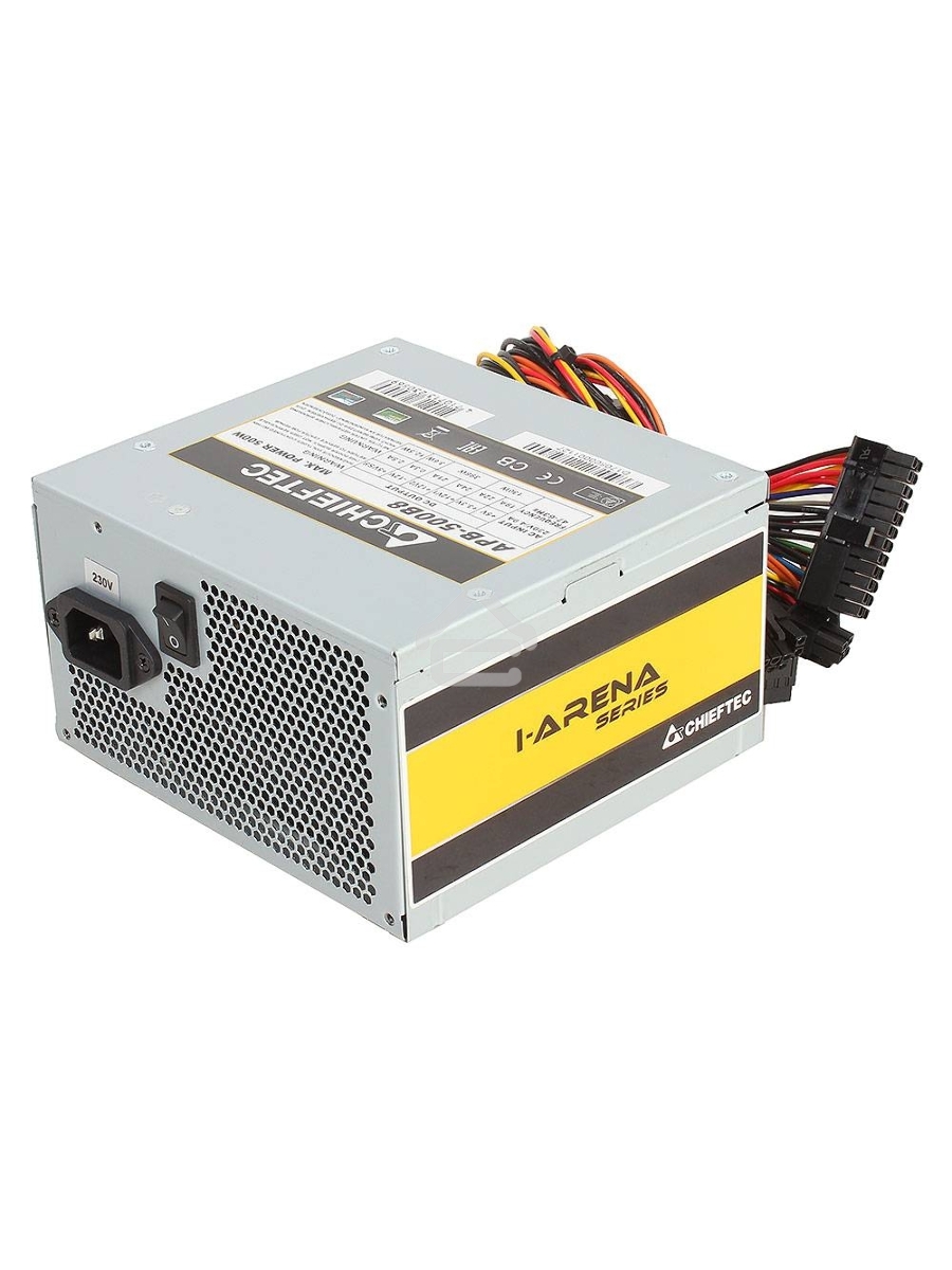 Блок питания Chieftec APB-500B8, 500Вт, 80 PLUS, 120мм, серый