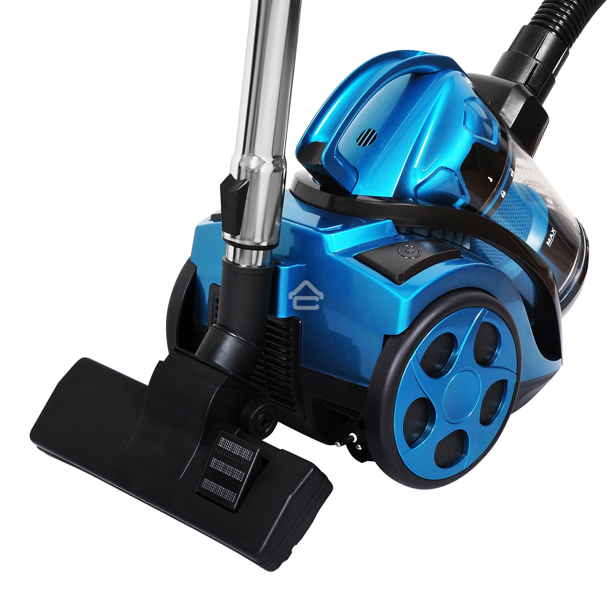 Пылесос Starwind SCV5630 голубой/черный, 350/2000 Вт, уборка сухая, пылесборник контейнер 2.5 л