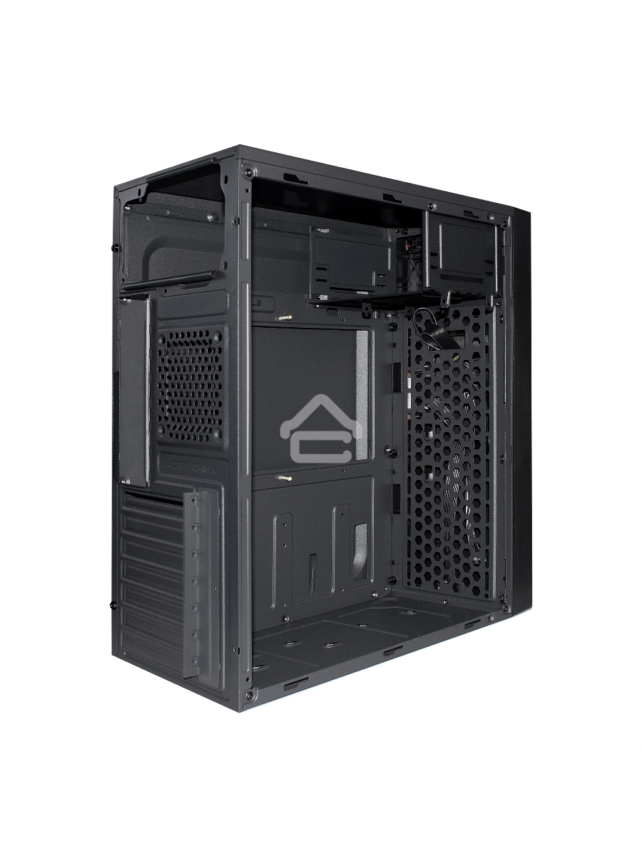 Компьютерный корпус Miditower ExeGate AA-440-AA500 (ATX, AA500 8 см, 2*USB, аудио)