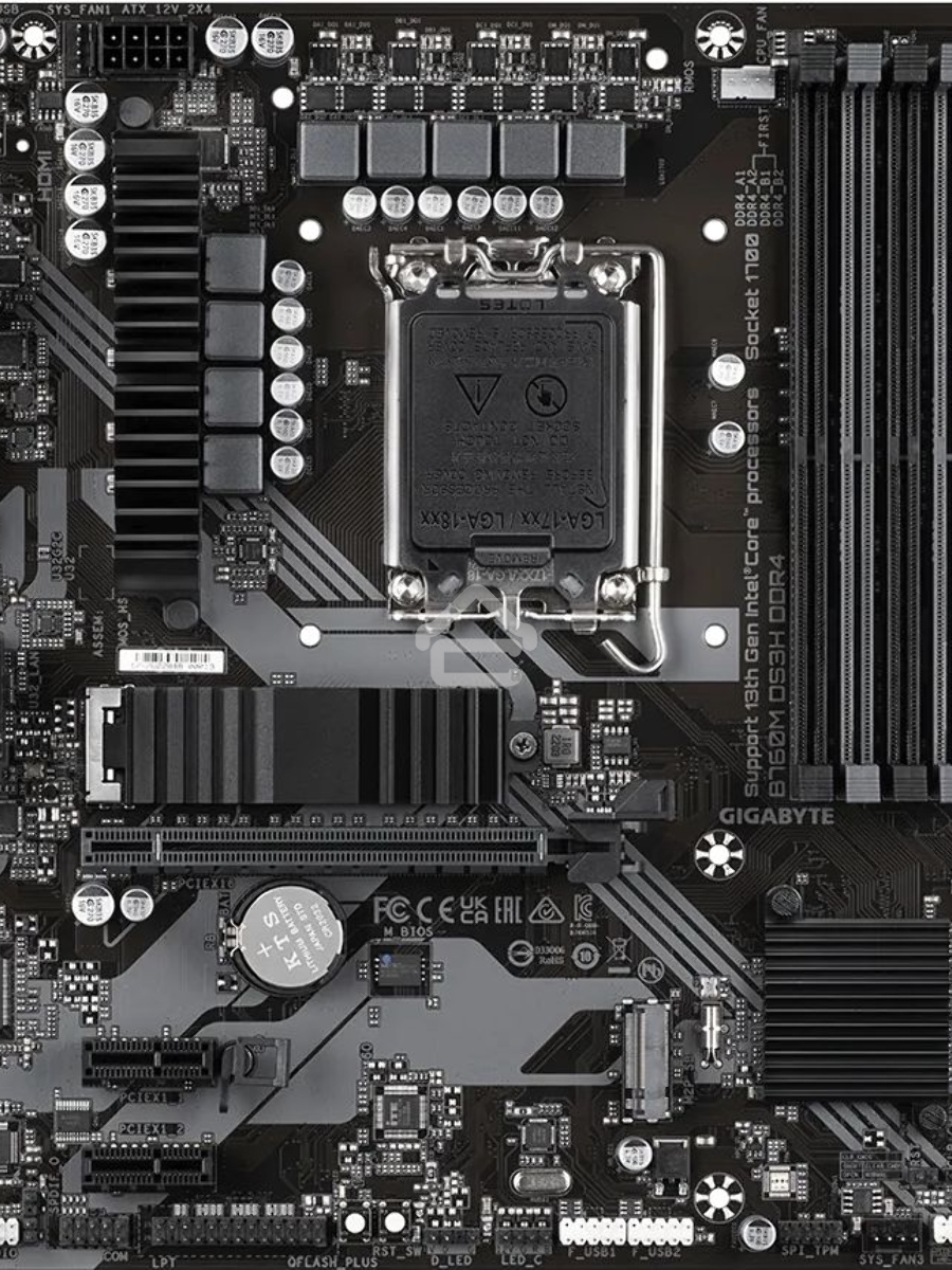 Материнская плата Gigabyte B760M DS3H DDR4, LGA 1700, Intel B760, 4xDDR4, 4xSATA, 2xM.2, 1xPCIe 4.0 x16, 2xPCIe x1, 1xHDMI, 1xDP, 1xVGA, 1x 2.5Gb LAN, 3xUSB-A 3.2 Gen 1, 1xUSB-C 3.2 Gen 2, 2xUSB-A 2.0, 3x3.5 мм, 7.1, mATX