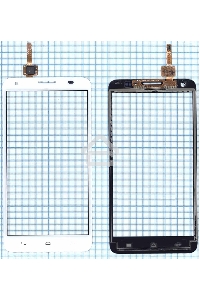 Сенсорное стекло (тачскрин) для Huawei Honor 3X (G750), белое