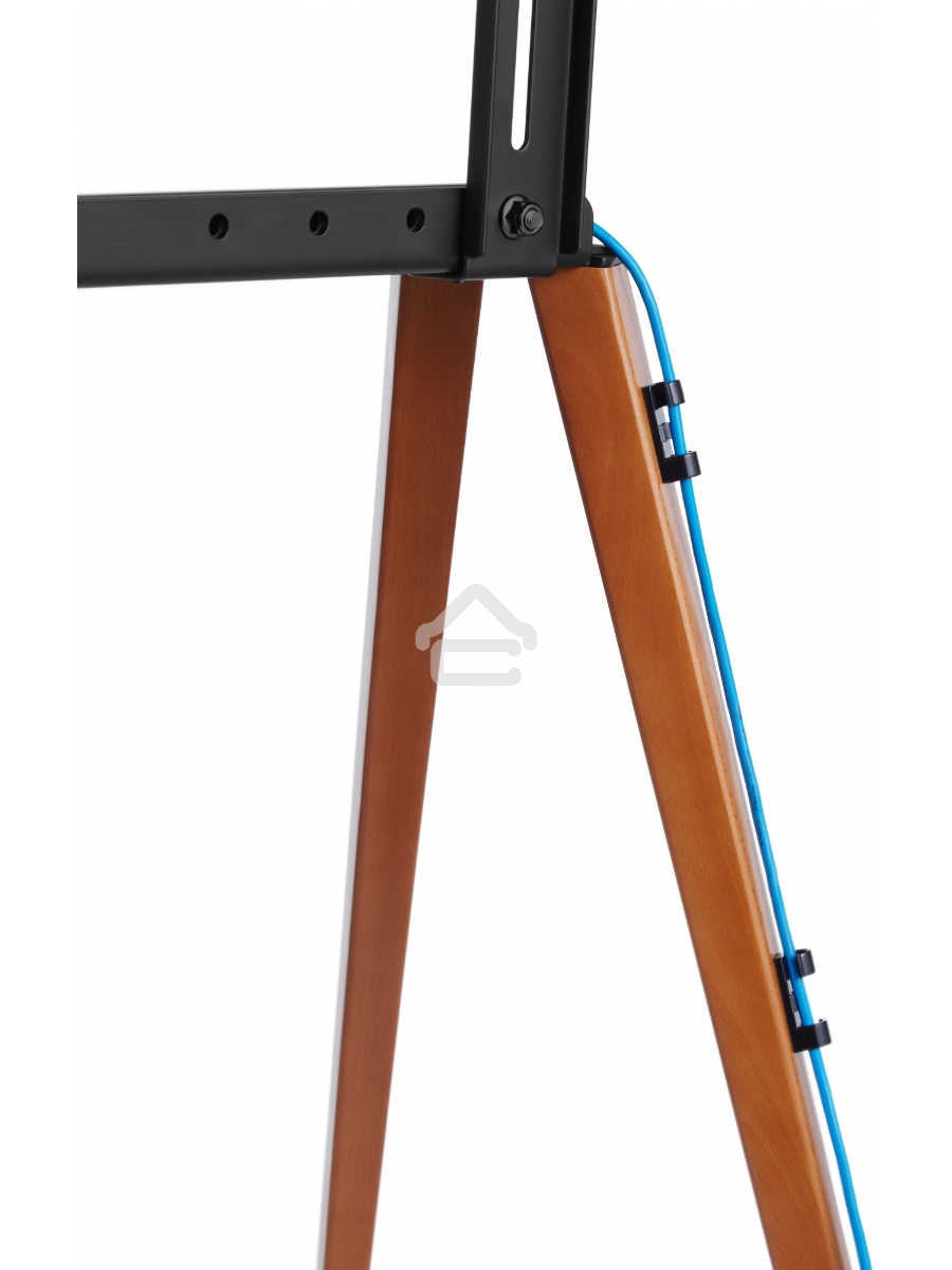 Подставка для телевизора Cactus CS-ST3644BKWN черный/орех 43