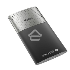 Внешний SSD Netac Z9, 128 GB, USB 3.2 Gen 2 Type-C, R/W 550/480, черный