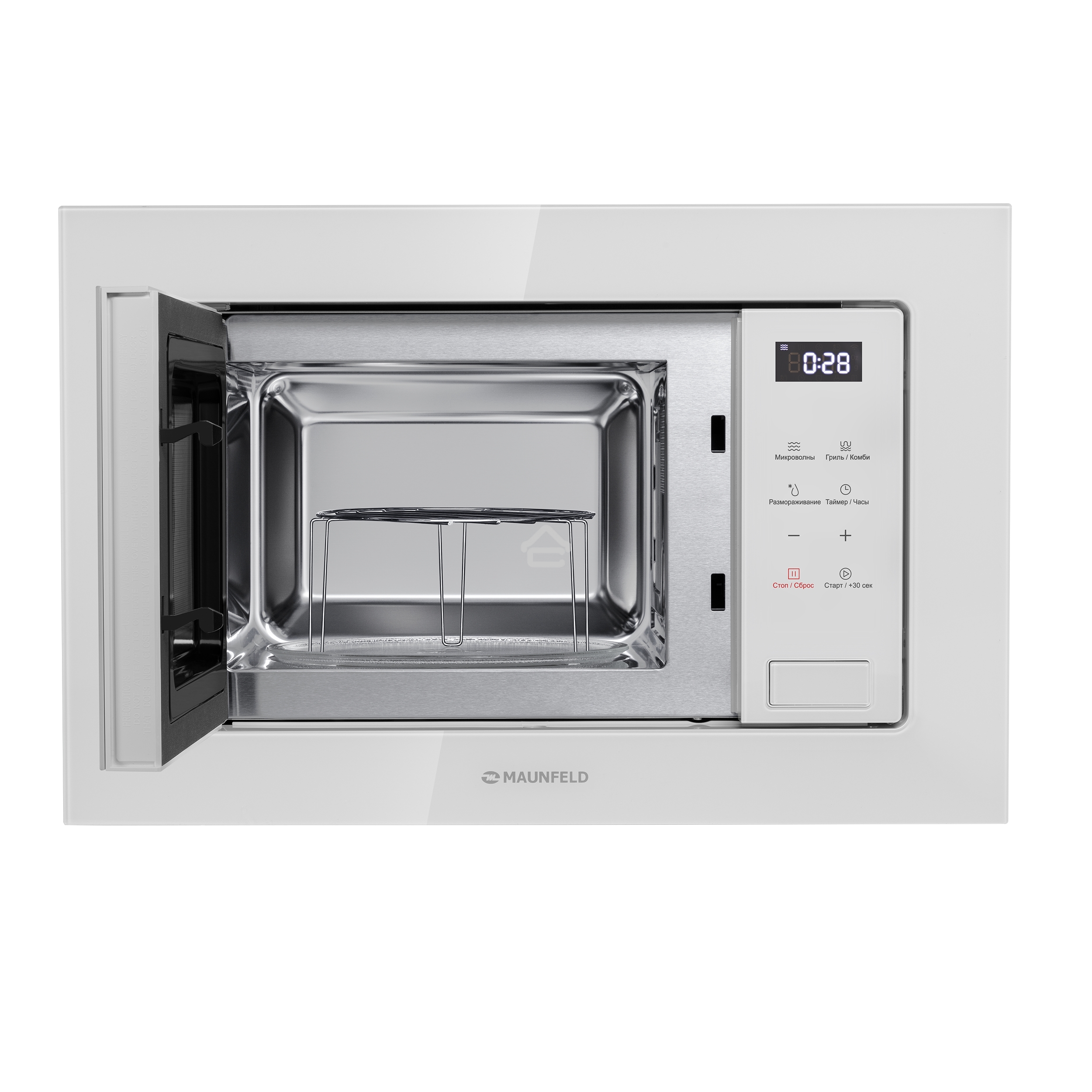 Микроволновая печь встраиваемая Maunfeld MBMO820SGW10