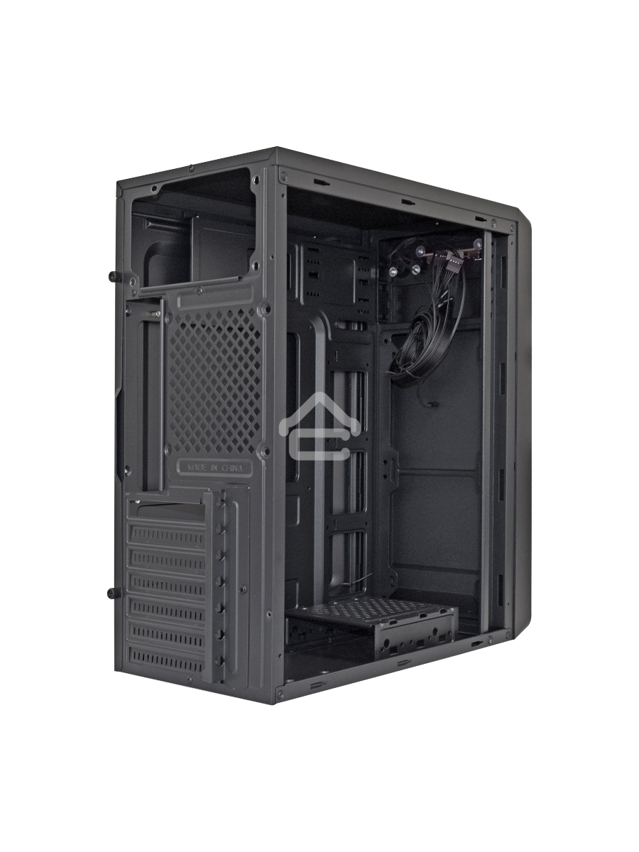 Компьютерный корпус Miditower ExeGate XP-332 Black, ATX, <без БП>, 2*USB, Audio