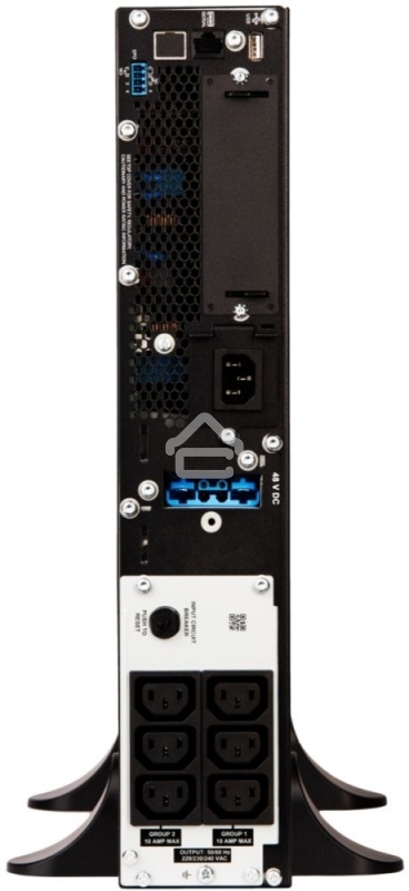 Источник бесперебойного питания APC Smart-UPS SRT, 1000VA/1000W, On-Line, Extended-run, Tower (Rack 2U convertible), черный