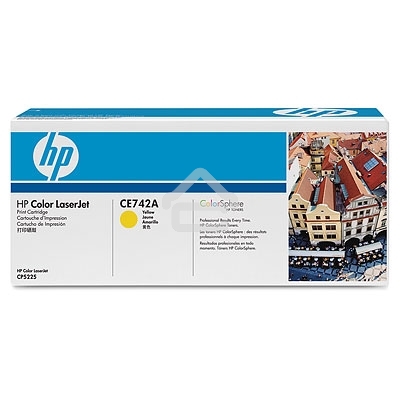 Картридж лазерный HP CE742A желтый Color LJ CP5225 (7300стр.)