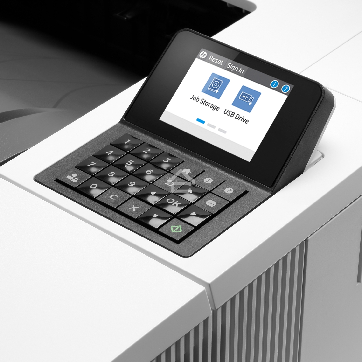 Принтер лазерный HP LaserJet Enterprise M507dn (1PV87A), A4, ч/б, печ. до 43 стр/мин, 1200 x 1200 dpi, USB, RJ-45, Air Print, Mopria